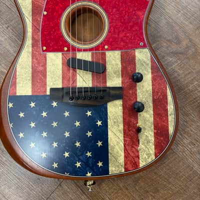 Fender Acoustisonic Telecaster LTD. American Flag image 3