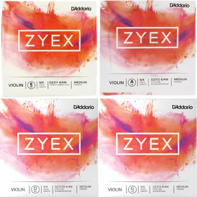 D'Addario Zyex Violin String Set - 4/4 Size imagen 1