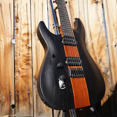 Schecter DIAMOND SERIES C-1 Rob Scallon - Satin Dark Roast  Left Handed 6-String Electric Guitar (2023) image 6