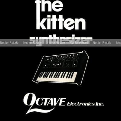 Octave The Kitten Synthesizer Instruction Manual image 1