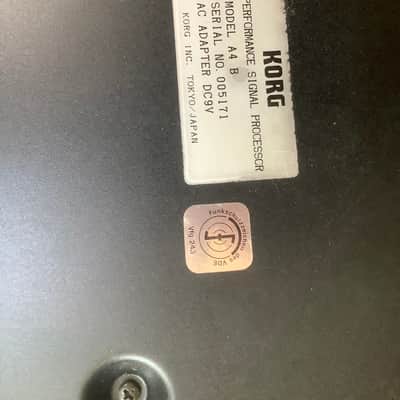 Korg A4 Vintage Bass synth multi effect for bass made in JAPAN rare Bass Version image 4