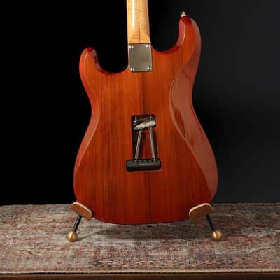Ronin Morningstar 2019 - Honey Burst w/ highly figured “Flame Maple” neck + Raw Aluminum FB Mini’s image 9
