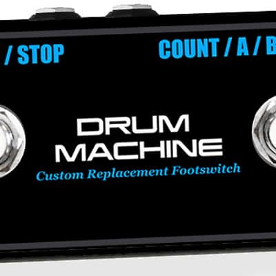 Alesis SR-18 or SR-16 (dual jack) Drum Machine Footswitch - by Switch Doctor