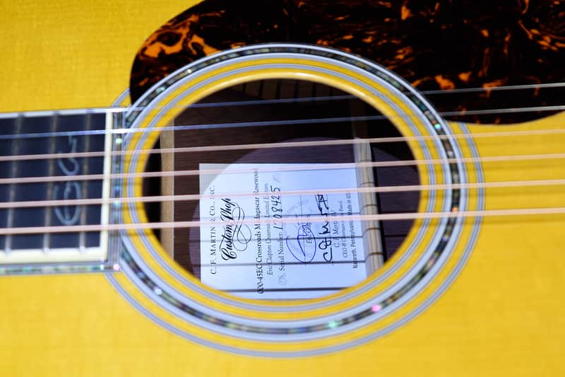 Martin Custom Shop Eric Clapton Signature 000-45EC Crossroads Madagascar Rosewood image 5