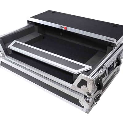 ProX XS-DDJFLX10 WLT Flight Style Road Case Pioneer DDJ-GRV6 or DDJ-FLX10 DJ Controller with Laptop Shelf image 6