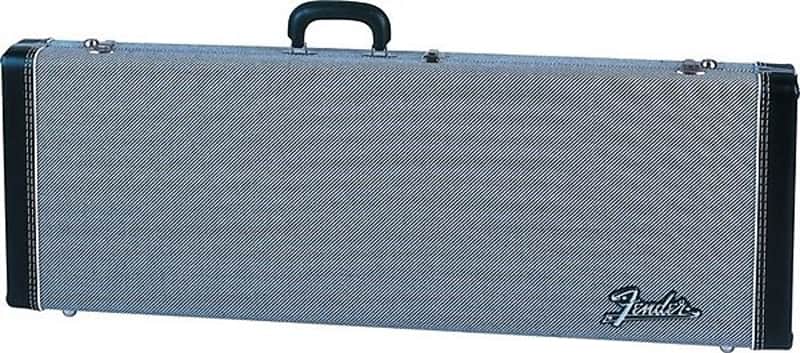 Fender G&G Deluxe Jazz Bass Hardshell Case, Black with Orange Plush Interior, Fender Amp Logo 2016 image 2