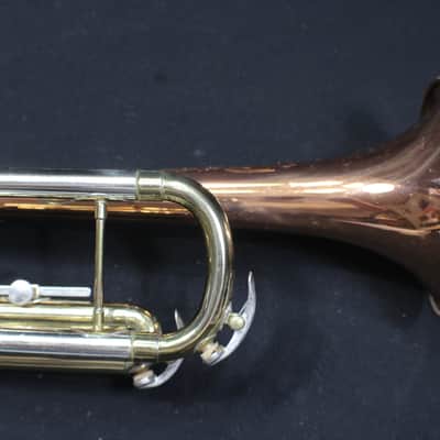 A Beautiful Conn Director Shooting Stars Tri-Color Bb Trumpet in it's Original Case   # 22 T image 3