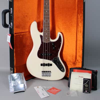 Fender American Vintage II '66 Jazz Bass Olympic White w/OHSC image 1