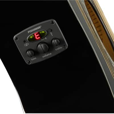 Fender CC-60SCE Concert, Walnut Fingerboard - Black image 5