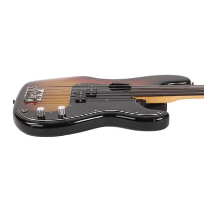 Vintage Fender Fretless Precision Bass Sunburst 1974 image 3