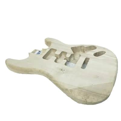Basswood Strat Style Guitar Unfinished Body image 3