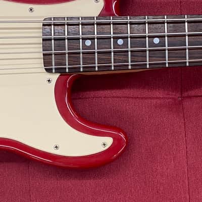 Squier by Fender 50th Anniversary P-Bass 1996 - Torino Red image 10