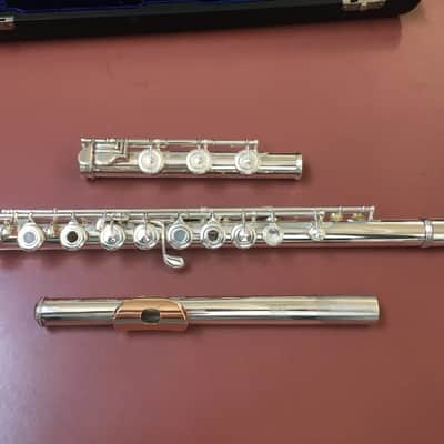 Vintage 1963 W.S Haynes Handmade Solid Silver Flute, New Pads, with 14K Gold Lip; with Case image 12