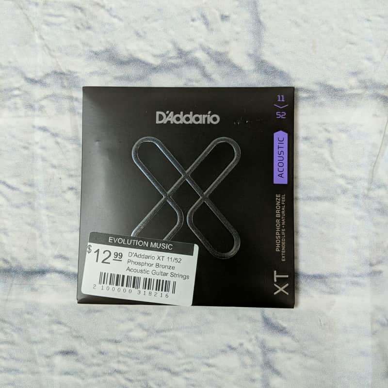 D'Addario XT 11/52 Phosphor Bronze Acoustic Guitar Strings image 1