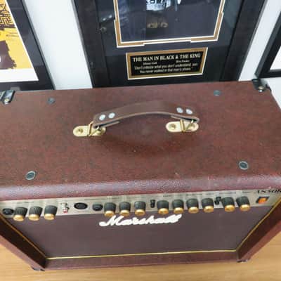 2006 Marshall Acoustic Soloist AS50R 2-Channel 50-Watt 2x8" Acoustic Guitar Combo - For Parts or Repair image 5