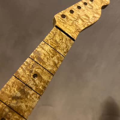 Mastergrade Birdseye Maple Tele Neck 3 Fits Fender & Warmoth image 2