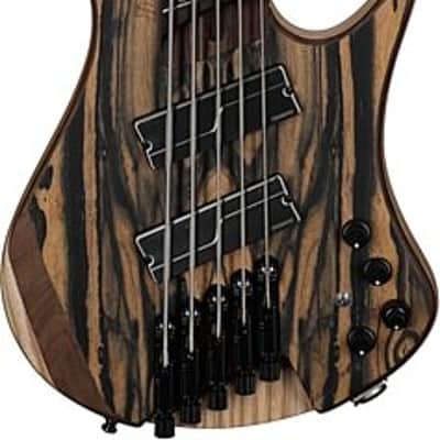 Ibanez EHB1675MS NTF Bass Workshop 5 String Electric Bass. Natural Flat with Bag image 4