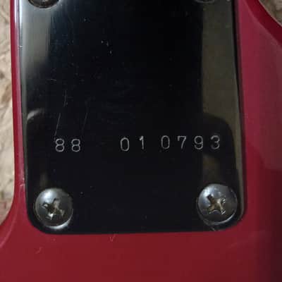 Westone Strat 80's Kahler bridge Burn Red image 8