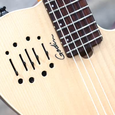 Godin Multiac Nylon Encore Spruce Natural SG Prototype "B-Stock" Electro-Classical Guitar w/Bag image 5