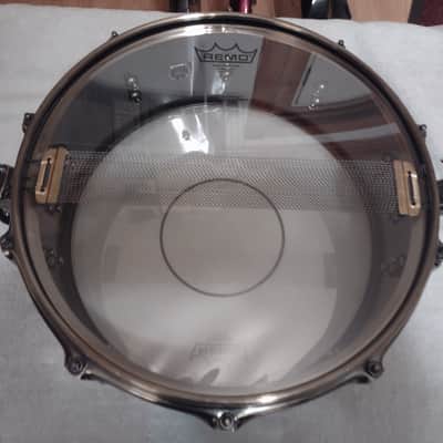 Mapex Black Panther Brass Cat 14x5.5" Brass Snare Drum with Brass Hardware - Antique Brass image 17