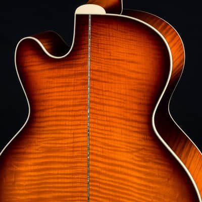 Santa Cruz F-42 Cutaway Custom Flamed Maple and European Spruce with Full Body Sunburst NEW image 19
