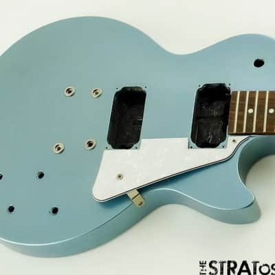 USED Epiphone Les Paul Studio BODY + NECK + Pickguard Guitar Pelham Blue image 2