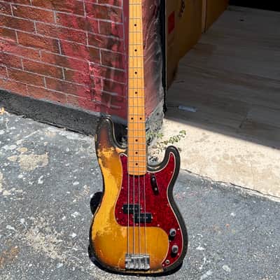 Fender Precision Bass 1971 - ultra rare beat sweet example w/an "A" width Maple Neck ! image 3