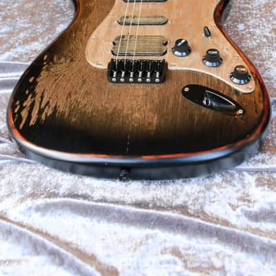 Build to Order GB Liuteria Traditional Strato black relic image 7