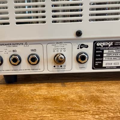 Orange Dual Terror 2-Channel 30-Watt Guitar Amp Head 2009 - Present - White image 4