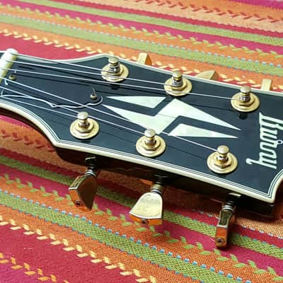1985 Burny Les Paul Custom Black Beauty VH1 Pickups Made in Japan MIJ CIJ BB Super Grade RLG FLG image 8