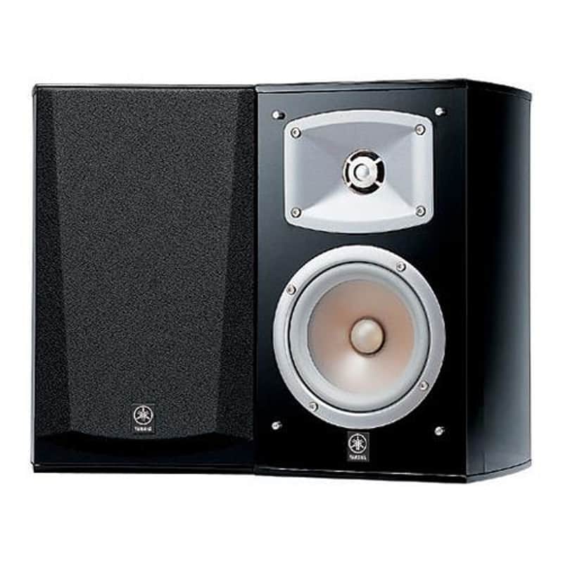 Yamaha NS-333 5 2-way 150 Watts Bookshelf Speaker, Wall Mountable, Magnetic Shielding, New Grill Design, Pair - Black image 1