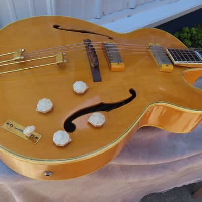 EPIPHONE ZEPHYR REGENT DELUXE 1954 NATURAL ARCHTOP ORIGINAL CLEAN! VIDEO image 4