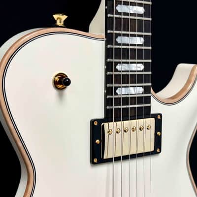 Knaggs Guitars - Kenai - Creme - Maple Top - Gold Hardware - Knaggs Influence Bridge - Lollar Imperial K Pickups - Ebony Fretboard with Block Inlays - OHSC - Call for Best Price !!! image 4