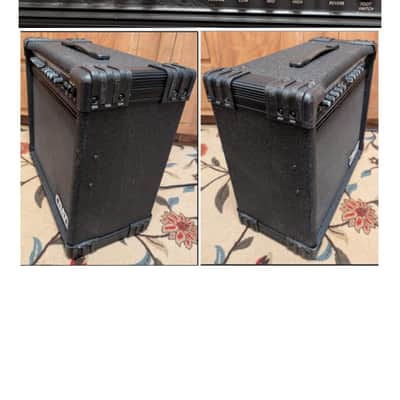 CRATE GX-80 80 Watt Guitar amp MADE IN USA ca 1995, Black Tolex, 2 Ch, 12" Speaker, Spring Reverb, Foot Switch & User Manual - FULLY SERVICED - Works Excellently.  Sounds Amazing. image 4