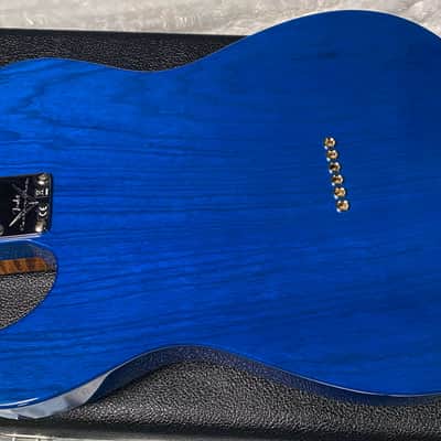 NEW ! Fender American Custom Telecaster NOS - 1-Piece Roasted AAA Flame Maple Neck Fingerboard - Sapphire Blue Transparent - Authorized Dealer - 7.4 lbs - G07467 image 10