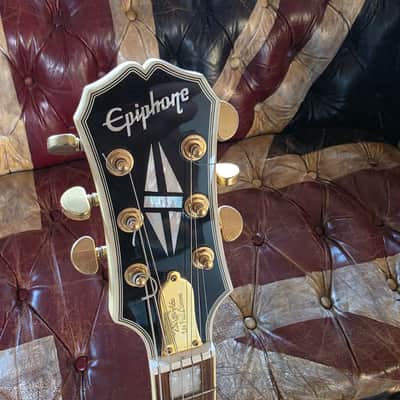 Zakk Wylde Les Paul Custom Bullseye Signed 50th Anniversary Black Sabbath Electric Guitar by Gibson Epiphone image 12