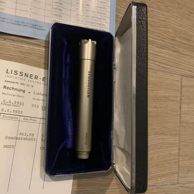 Mint vintage Sennheiser MKH 105 in original box and papers image 8