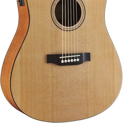 Austin AA250SEC Acoustic Electric 6 String Righthand Cut-A-Way AA250SEC Orchestra Natural Satin Acoustic Austin AA25DSEC 2025 - NATURAL FINISH image 2
