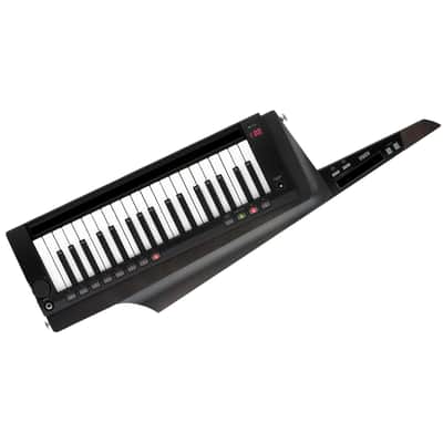 Korg RK-100S 2 37-Keys Keytar Controller Keyboard and Modeling Synthesizer, Translucent Black image 1