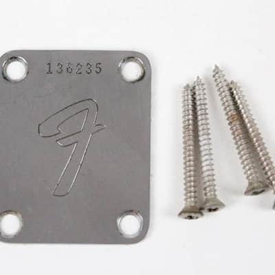1966 Fender Stratocaster/Telecaster/Jaguar/Jazzmaster/Precision Bass 4-Bolt Neck Plate Early-CBS 1960s USA image 1