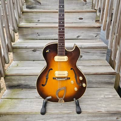 1958 Guild T-100D Slim Jim Electric Guitar with P90's   Video image 2