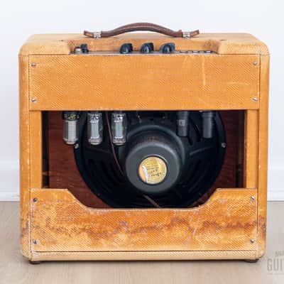 1949 Fender Deluxe Tweed TV Front Vintage Tube Amp image 8