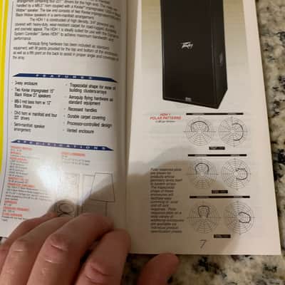 Peavey Sound Reinforcement Catalog 1992 image 2