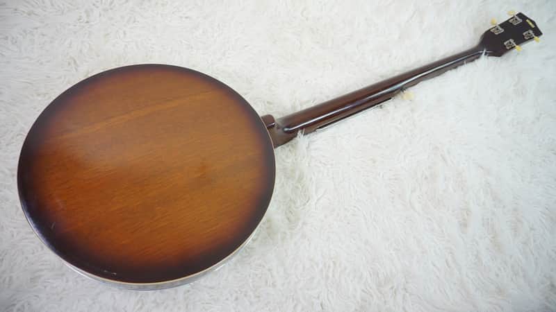 Pirles FB-5R 5-String Banjo w/ 5th String Capo & Chipboard Case