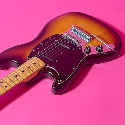 1979 Fender Mustang Lefty 3-color Sunburst image 7