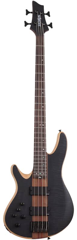 Schecter Charles Berthoud CB-4 LH See Thru Black Satin image 1