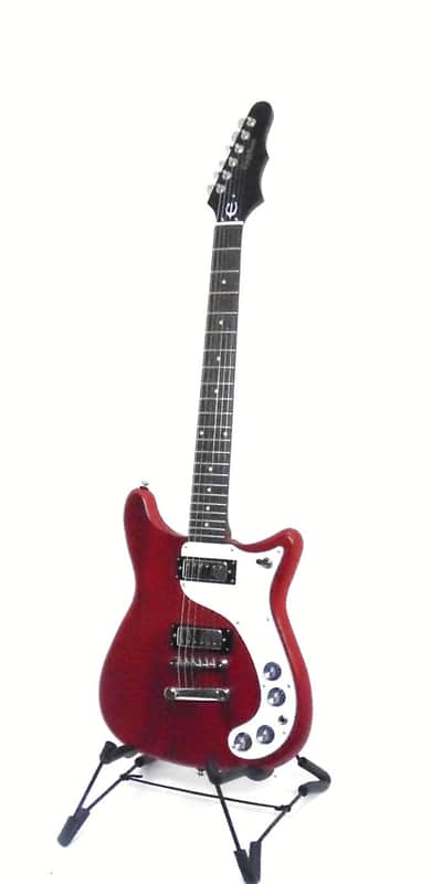 Epiphone   Wilshire Worn Red 66 Electric Guitar EPI-311671243 Worn Red image 1