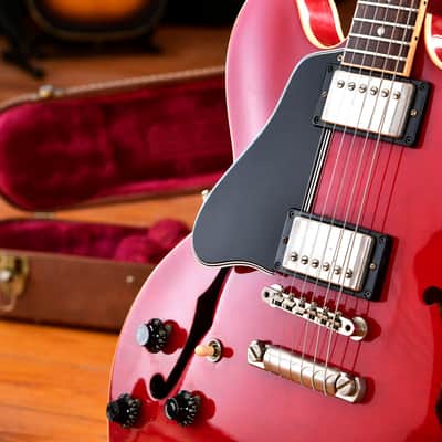 1998 Gibson ES-335 Dot Left-Handed - Cherry Red image 14