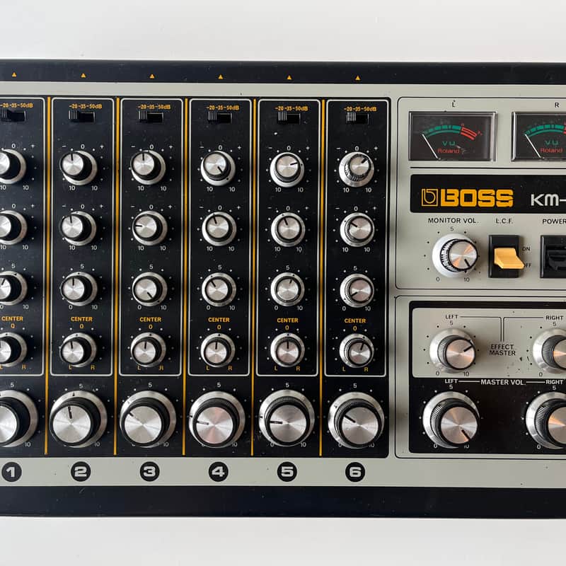1970s Boss KM-60 6-Channel Mixer Black