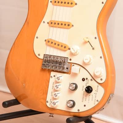 El Maya Stratocaster with Active Electronics – 1980s Rare Solidbody Guitar / Gitarre image 2
